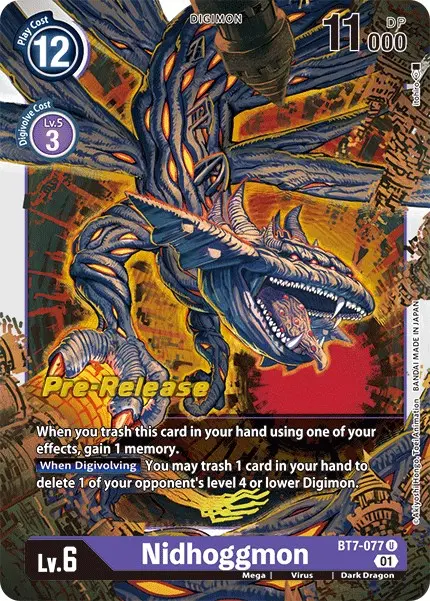 Nidhoggmon [Bt7-077] [Next Adventure Pre-Release Cards] 1