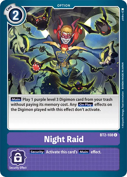 Night Raid [Bt2-108] [Release Special Booster Ver.1.0] 1