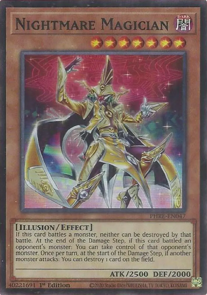 Nightmare Magician (Super Rare) [Phre-En047] Super Rare 1