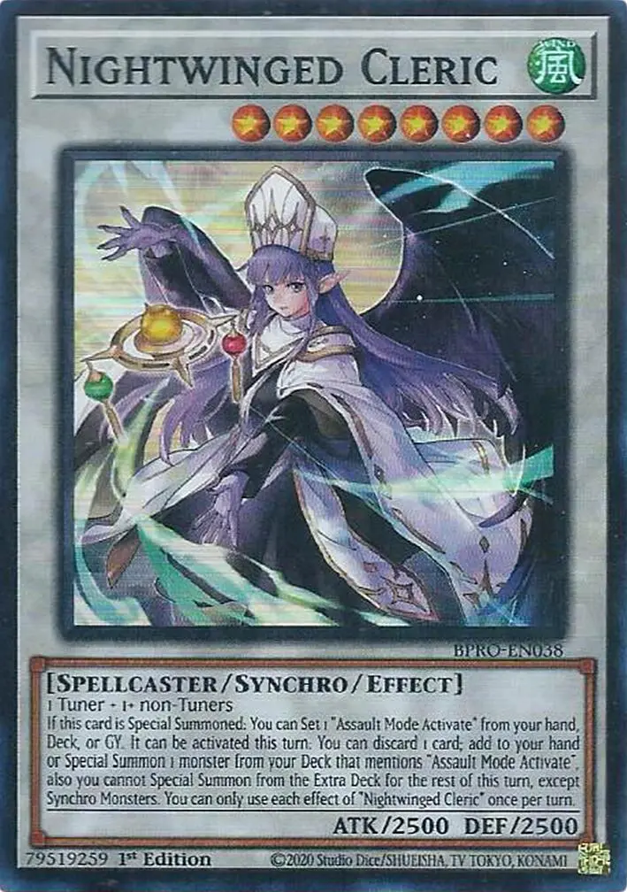 Nightwinged Cleric [Bpro-En038] Common 1