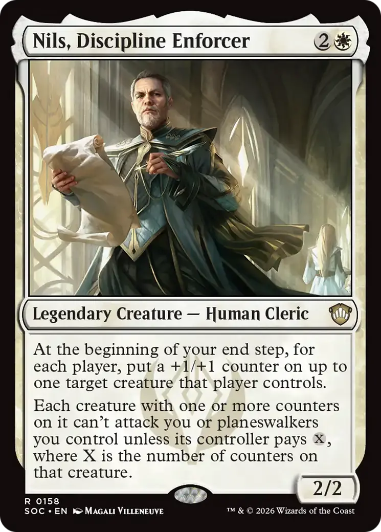 Nils, Discipline Enforcer [Secrets Of Strixhaven Commander] 1