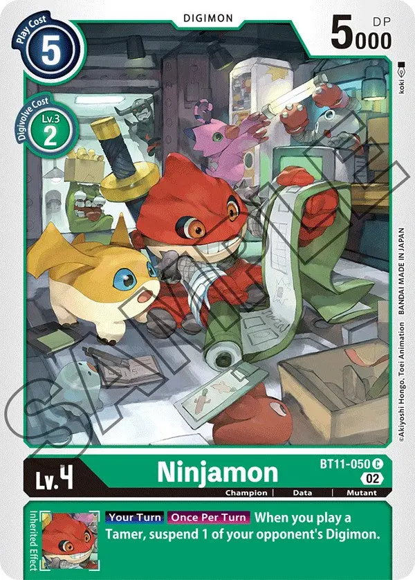 Ninjamon [Bt11-050] [Dimensional Phase] 1