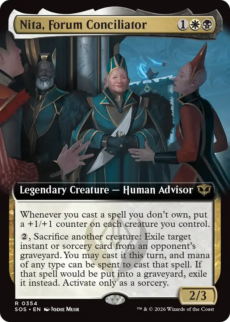Nita, Forum Conciliator (Extended Art) [Secrets Of Strixhaven] 1