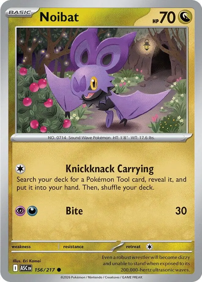 Noibat (156/217) [Mega Evolution: Ascended Heroes] 1