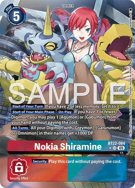 Nokia Shiramine [Bt22-084] (Alternate Art) [Cyber Eden] 1