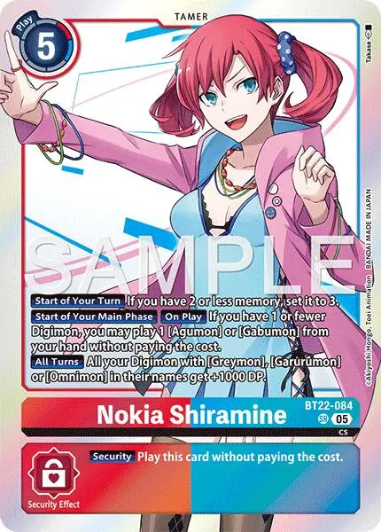 Nokia Shiramine [Bt22-084] [Cyber Eden] 1