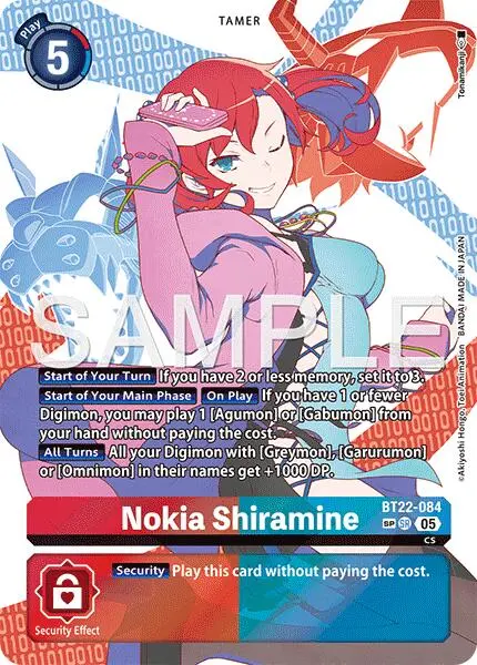 Nokia Shiramine [Bt22-084] (Sp) [Cyber Eden] 1