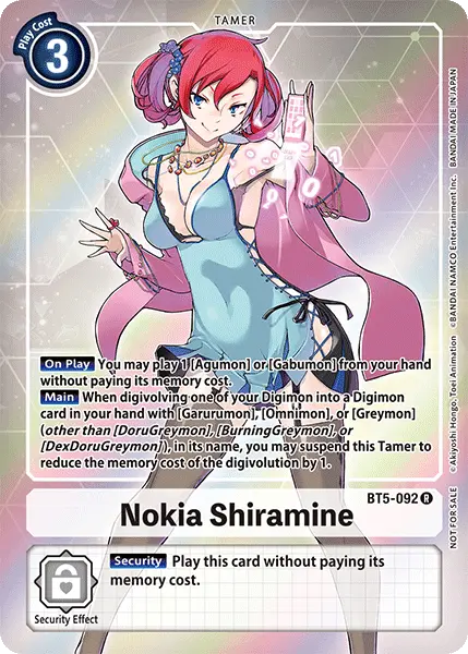 Nokia Shiramine [Bt5-092] (Buy-A-Box Promo) [Battle Of Omni Promos] 1
