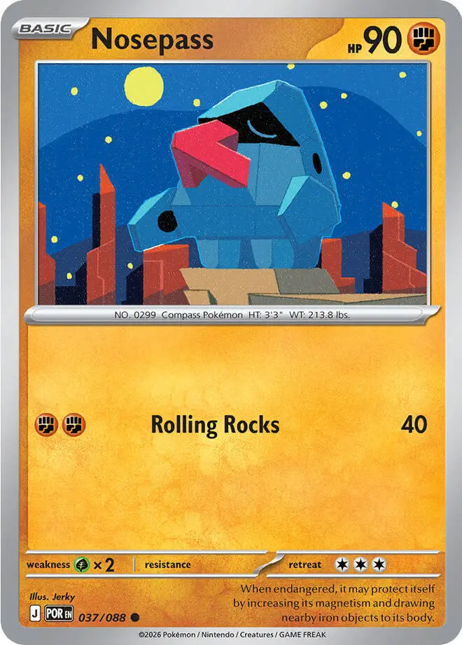 Nosepass (037/088) [Mega Evolution: Perfect Order] 1