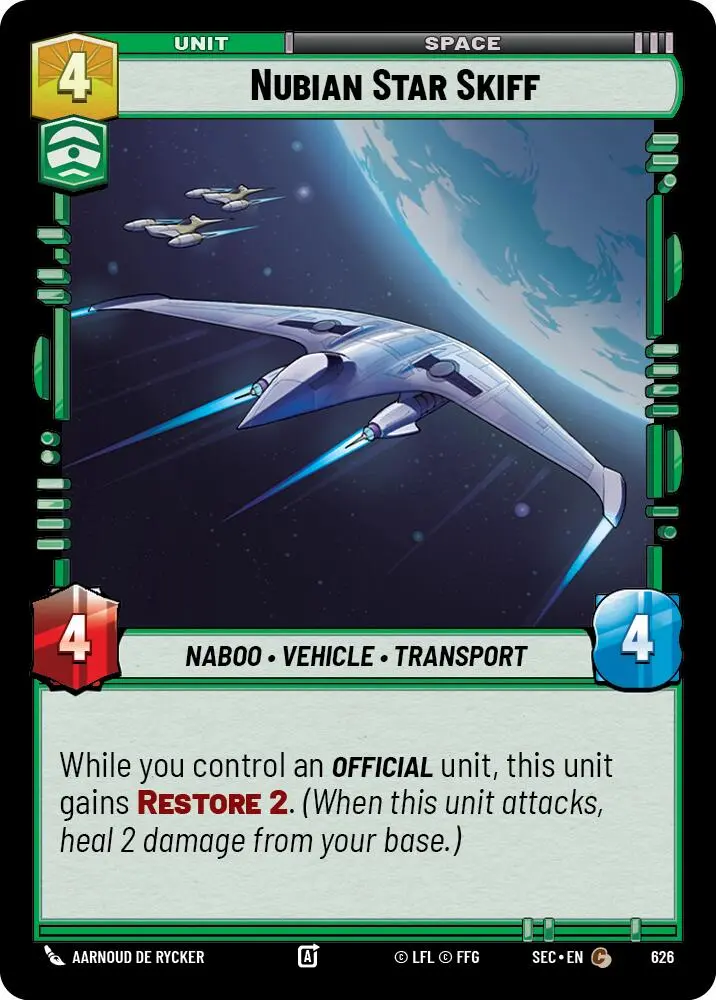 Nubian Star Skiff (626) (Foil) (626) [Secrets Of Power] 1
