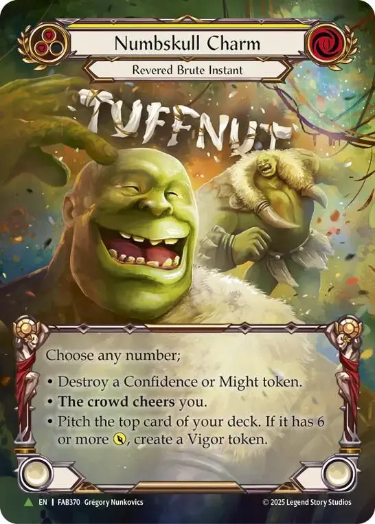 Numbskull Charm [Fab370] (Super Slam)  Cold Foil 1