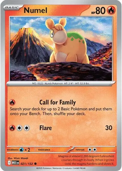 Numel (021/132) [Mega Evolution: Base Set] 1