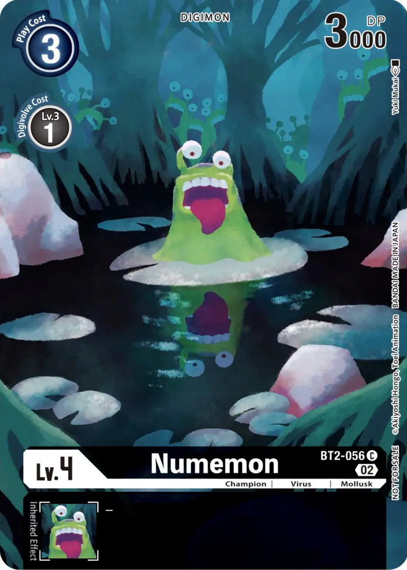 Numemon [Bt2-056] (Digimon Illustration Competition Promotion Pack) [Release Special Booster Promos] 1