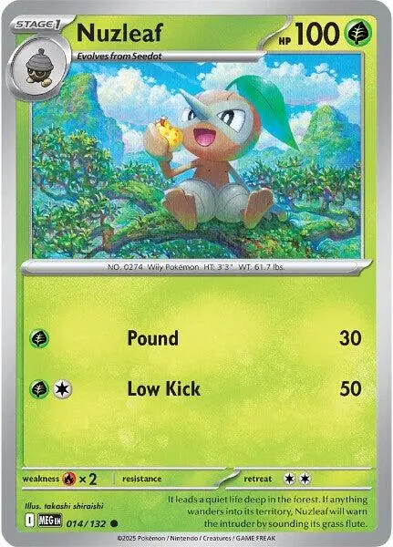 Nuzleaf (014/132) [Mega Evolution: Base Set] 1