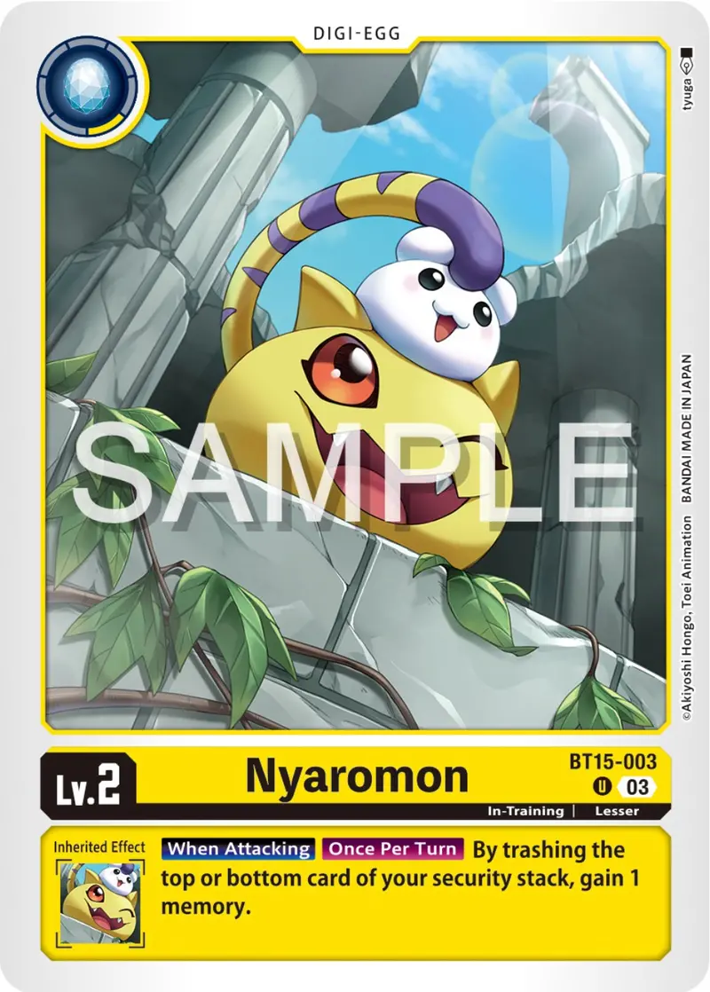 Nyaromon [Bt15-003] [Exceed Apocalypse] 1