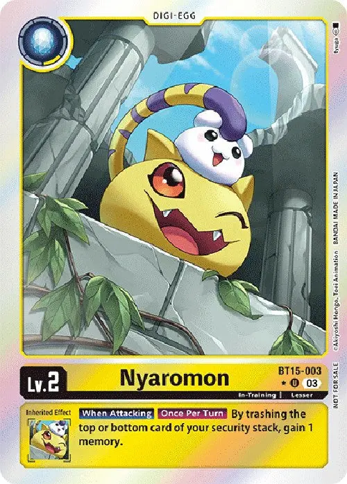 Nyaromon [Bt15-003] (Exceed Apocalypse Box Promotion Pack) [Exceed Apocalypse Promos] 1
