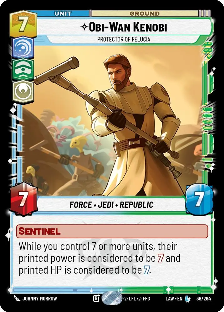 Obi-Wan Kenobi - Protector Of Felucia (36/264) (36/264) [A Lawless Time] 1