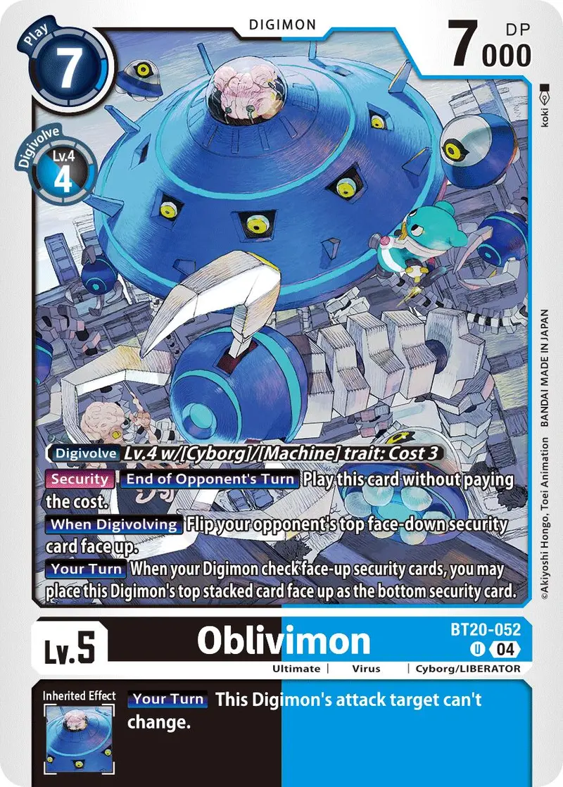 Oblivimon [Bt20-052] [Release Special Booster Ver.2.5] 1
