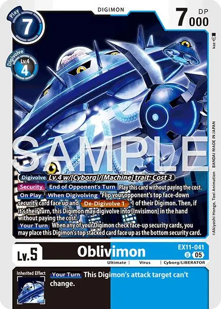 Oblivimon [Ex11-041] [Dawn Of Liberator] 1