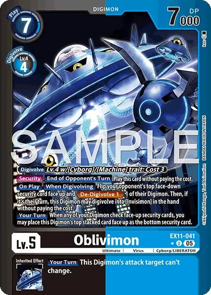 Oblivimon [Ex11-041] (Limited Foil) [Dawn Of Liberator] 1