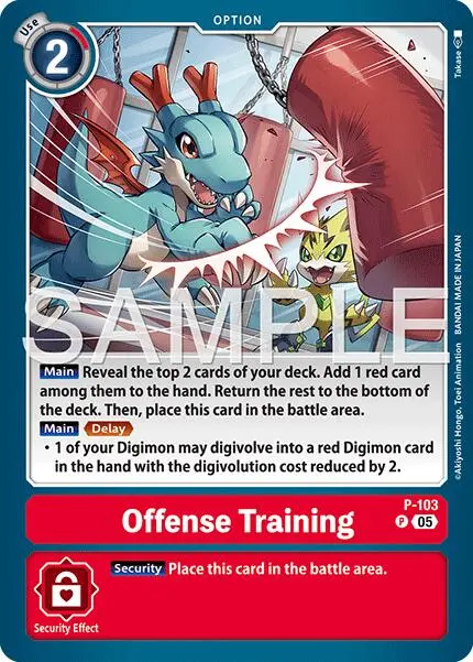 Offense Training [P-103] (Reprint) [Advanced Booster Digimon Generation] 1