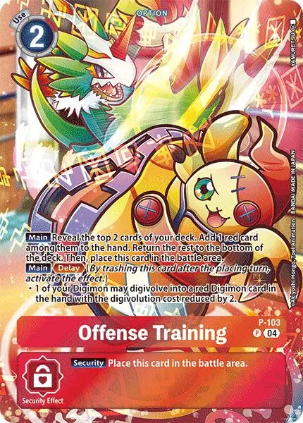 Offense Training [P-103] (Starter Deck 19 Exclusive) [Starter Deck: Fable Waltz Promos] 1