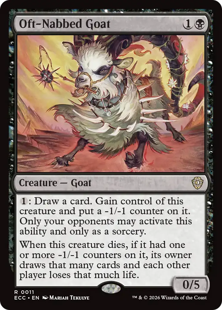 Oft-Nabbed Goat [Lorwyn Eclipsed Commander] 1