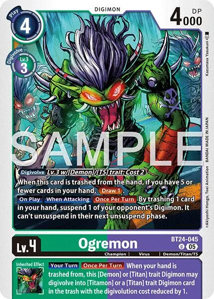 Ogremon [Bt24-045] [Time Stranger] 1