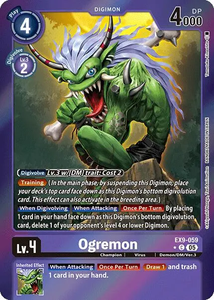 Ogremon [Ex9-059] (Limited Foil) [Versus Monsters] 1