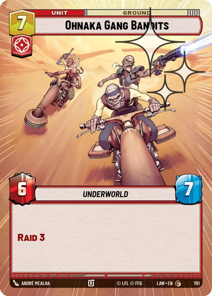 Ohnaka Gang Bandits (701) (Hyperspace Foil) (701) [A Lawless Time] 1