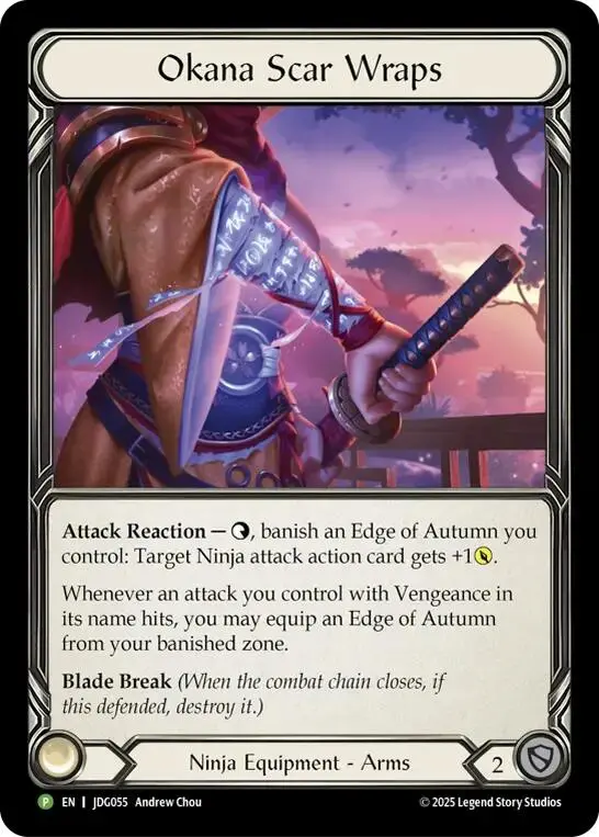 Okana Scar Wraps [Jdg055] (Promo)  Cold Foil 1
