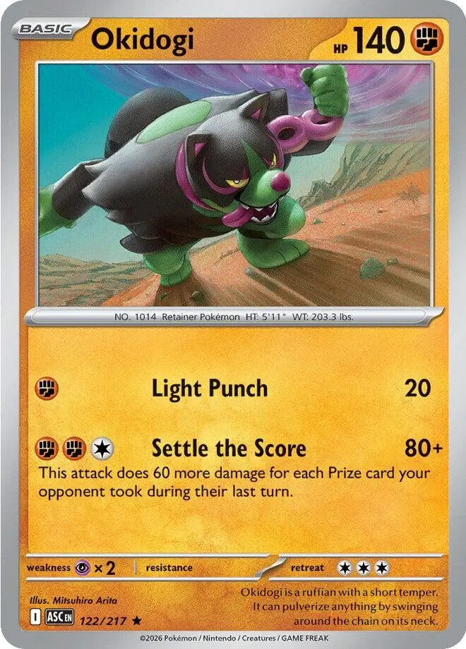 Okidogi (122/217) [Mega Evolution: Ascended Heroes] 1