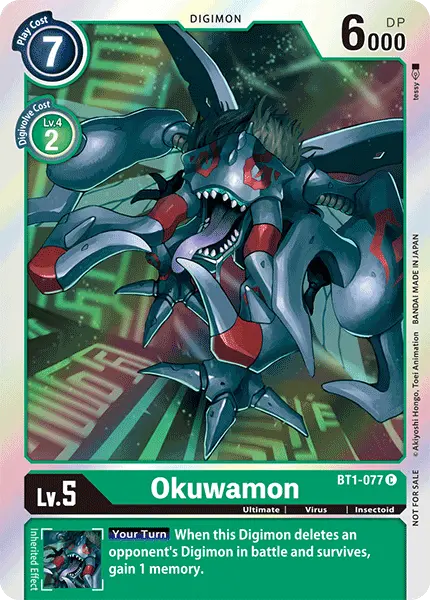 Okuwamon [Bt1-077] (Event Pack) [Release Special Booster Ver.1.0 Promos] 1