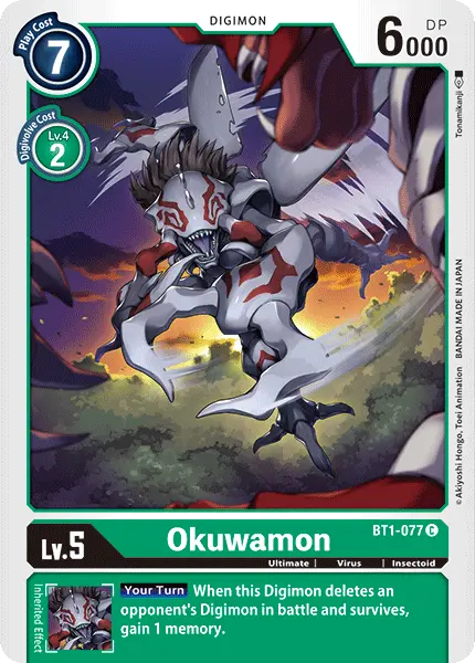 Okuwamon [Bt1-077] [Release Special Booster Ver.1.0] 1