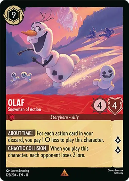 Olaf - Snowman Of Action (122/204) [Winterspell] 1