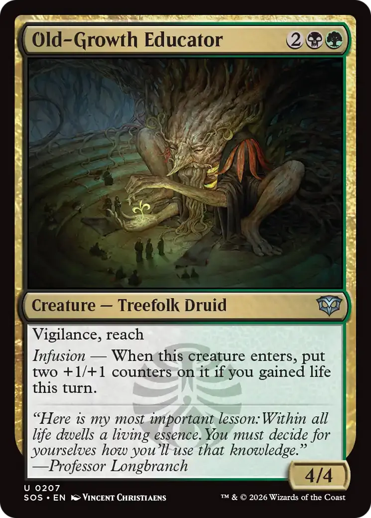Old-Growth Educator [Secrets Of Strixhaven] 1