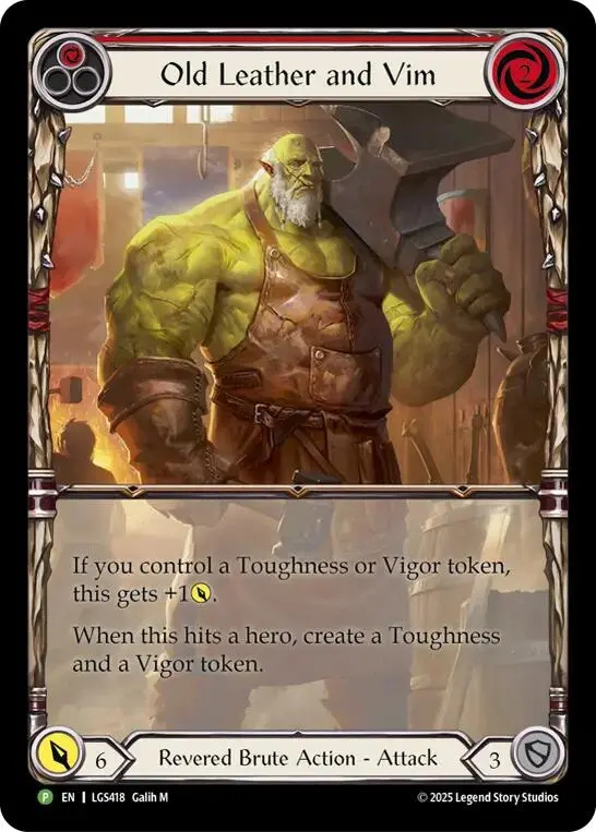 Old Leather And Vim [Lgs418] (Promo)  Cold Foil 1