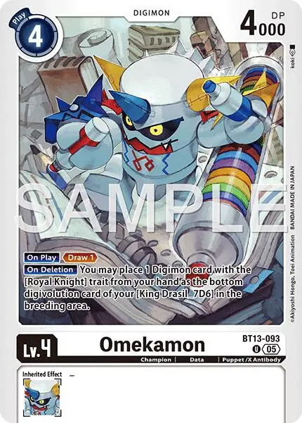 Omekamon [Bt13-093] (Reprint) [Advanced Booster Digimon Generation] 1