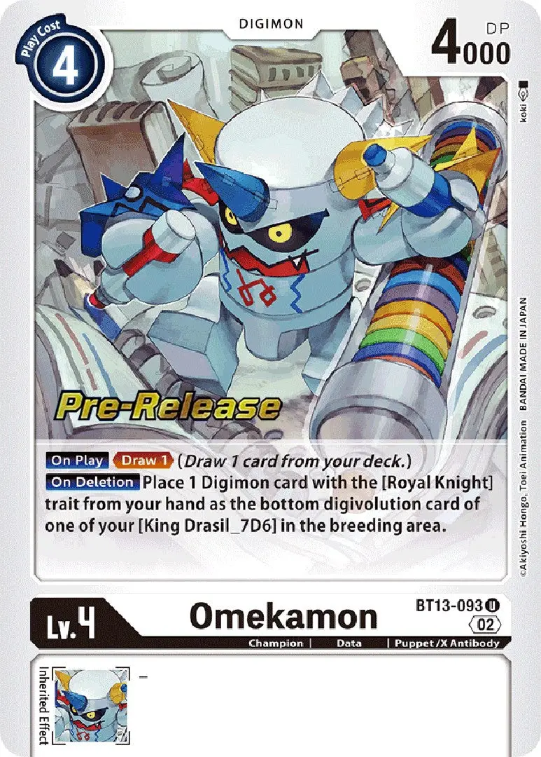 Omekamon [Bt13-093] [Versus Royal Knights Booster Pre-Release Cards] 1