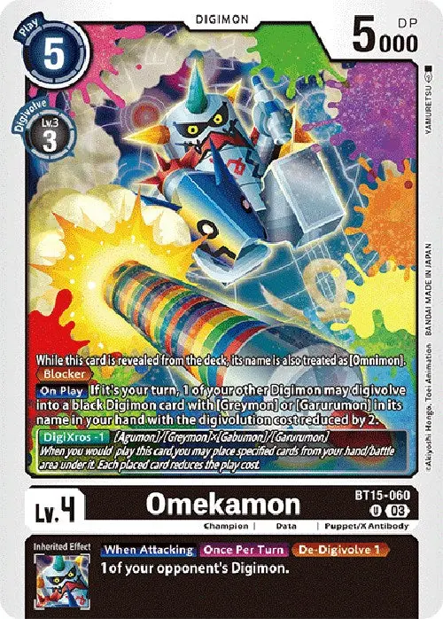 Omekamon [Bt15-060] [Exceed Apocalypse] 1