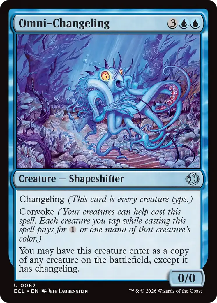 Omni-Changeling [Lorwyn Eclipsed] 1