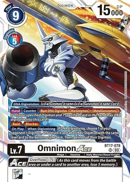 Omnimon Ace [Bt17-078] [Secret Crisis] 1