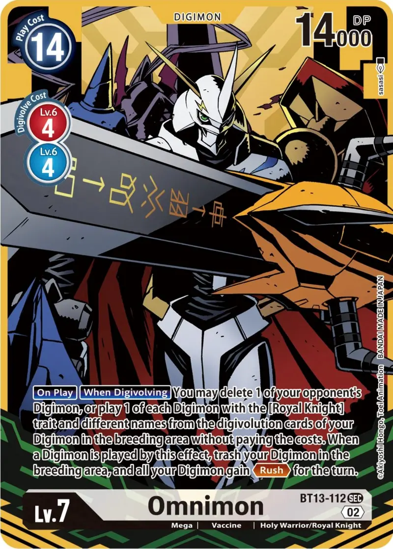 Omnimon [Bt13-112] (Alternate Art) [Versus Royal Knights Booster] 1