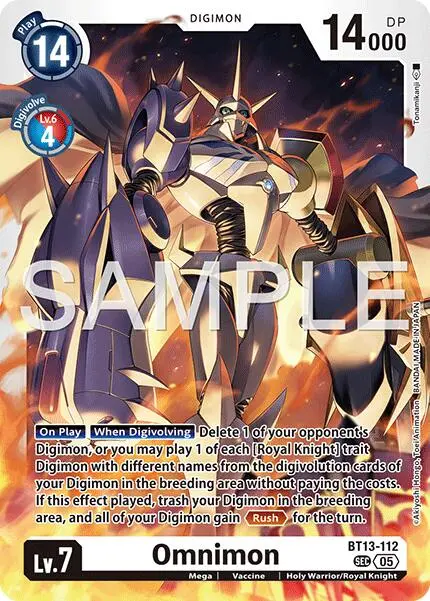 Omnimon [Bt13-112] (Reprint) [Advanced Booster Digimon Generation] 1
