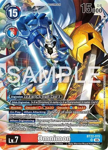 Omnimon [Bt22-015] [Cyber Eden] 1