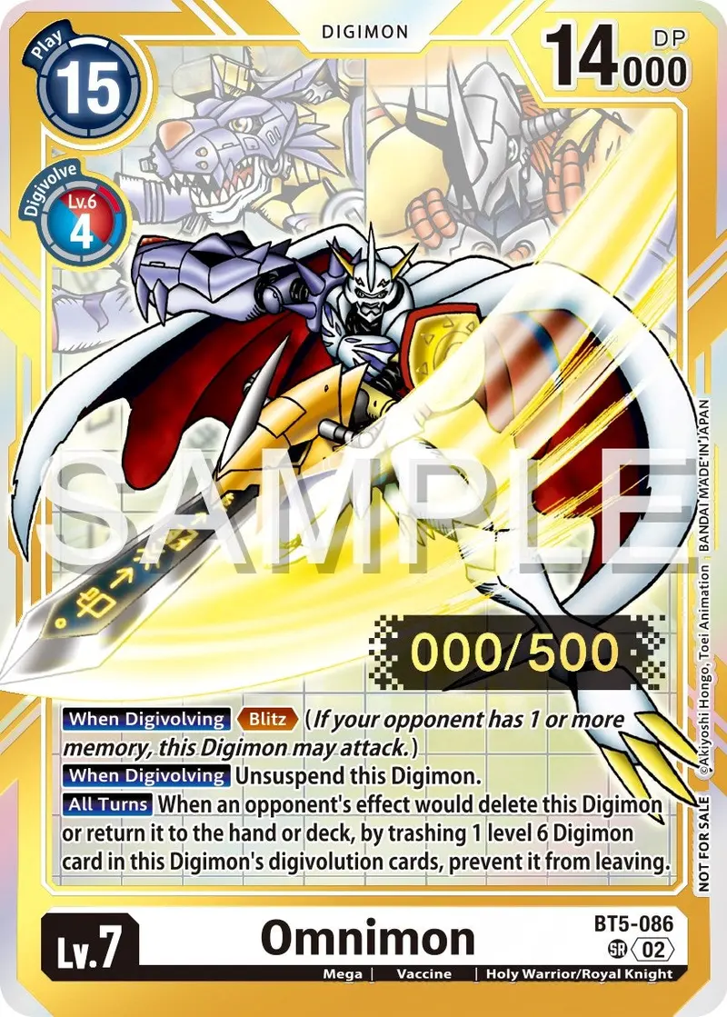 Omnimon [Bt5-086] (Serial Numbered) [Battle Of Omni Promos] 1