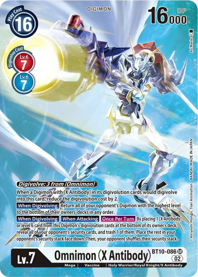 Omnimon (X Antibody) [Bt10-086] (Alternate Art) [Xros Encounter] 1