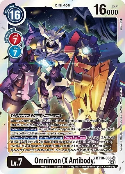 Omnimon (X Antibody) [Bt10-086] [Revision Pack Cards] 1