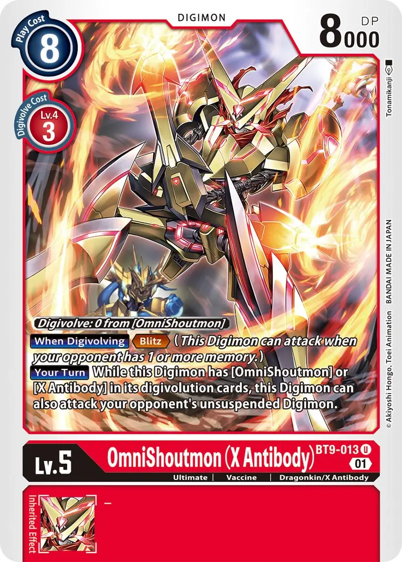 Omnishoutmon (X Antibody) [Bt9-013] [X Record] 1