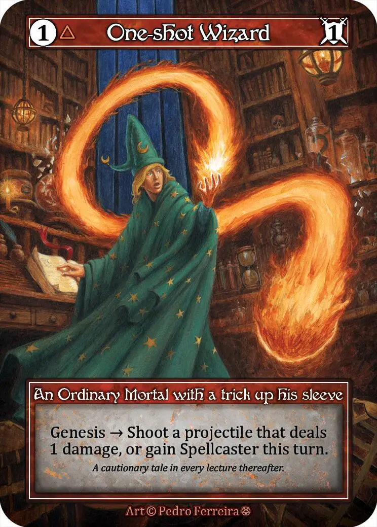 One-Shot Wizard (Foil) [Gothic] 1